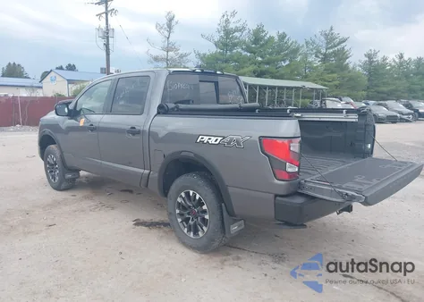 2023 Nissan Titan Pro-4X 4X4 из США, поврежденный, VIN 1N6AA1ED7PN106443